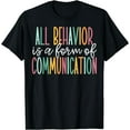 thumbnail image 1 of GOSMITH All Behavior Is A Form Of Communication T-Shirt Black Small black-177232, 1 of 4