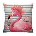 thumbnail image 1 of GOSMITH  Beautiful Flamingo Set of  Pillow Covers  Cushion Case Outdoor Sofa Throw Pillows Cover for Couch Living Room Bed Indoors Home Decor, 1 of 5