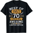 thumbnail image 1 of Leisuo Best Of Years Old Gifts Birday Gift For Men T-Shirt 152724-black, 1 of 4