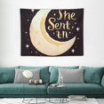 thumbnail image 1 of GOSMITH  Bible Verse Christian Tapestry  Inches Inspirational Quotes Teen Girls Boho Moon Phase Star Let You Light Shine Kid Hanging Bedroom Living Room Dorm Wall Blankets Home Decor Fabric, 1 of 7