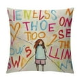 thumbnail image 1 of Leisuo Bible Verse Pillow Covers Cushion Case, Christian Gifts, Inspirational Quote white, 1 of 5