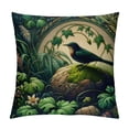 thumbnail image 1 of Leisuo Bird Decorative Pillow Covers Spring Style Throw Pillow Cover Cushion Case Outdoor Flower Bird Set for Sofa Bed Couch Car Office, 1 of 5