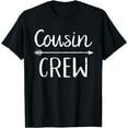 thumbnail image 1 of GOSMITH Black Cousin Crew T-Shirt: Classic Fit, Crew Neck, Short Sleeve, Letter Print 158845-black, 1 of 4