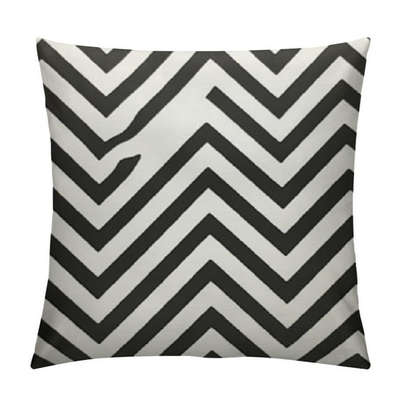 GOSMITH Black and White Stripes Throw Pillow Cover Seamless Abstract Geometric Pattern for Couch Bed Sofa Car Waist Cushion Cover Pillow Case