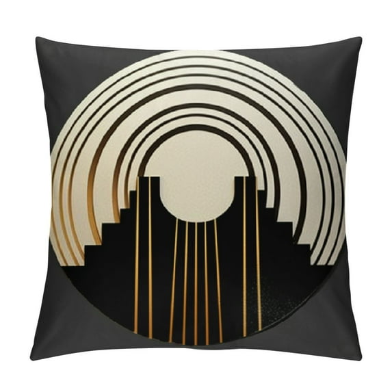 GOSMITH Boho Abstract Pillow Covers Mid Century Throw Pillow Covers Sunset Sunrise Mountain Landscape Nature Pillowcases Modern Art Cushion Cases for Sofa Bed Home Decor