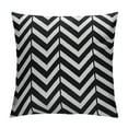 thumbnail image 1 of GOSMITH  Boho Throw Pillow Covers - Modern Stripe Geometric Farmhouse Decorative Pillow Cover Sets for Pillows - Couch Sofa Bed,Faux Leather Black and White Pillow Covers, 1 of 5