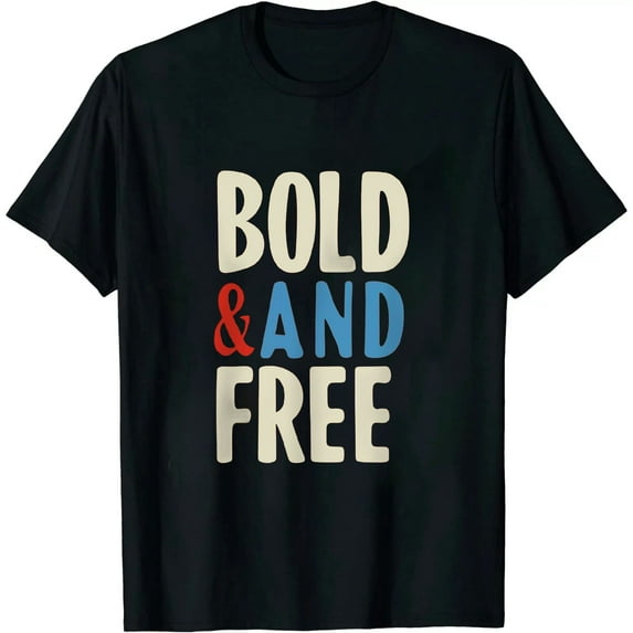 GOSMITH Bold and Free Tee Short Sleeve Crew Neck │ Stop Childhood Exploitation | Proceeds Benefit Foundation, Non-Profit and Rescue