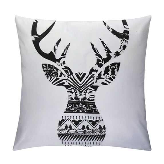 GOSMITH BonusLife Throw Pillow Case Cushion Cover Decorative Pillowcase Square Deer Pattern