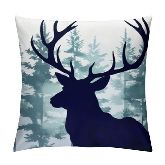 GOSMITH BonusLife Throw Pillow Case Cushion Cover Decorative Pillowcase Square Deer Pattern