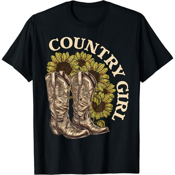GOSMITH Boots Countryside Life T-Shirt Black X-Large black-7285
