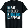 thumbnail image 1 of Leisuo Breakdancing r Gift T-Shirt black, 1 of 3