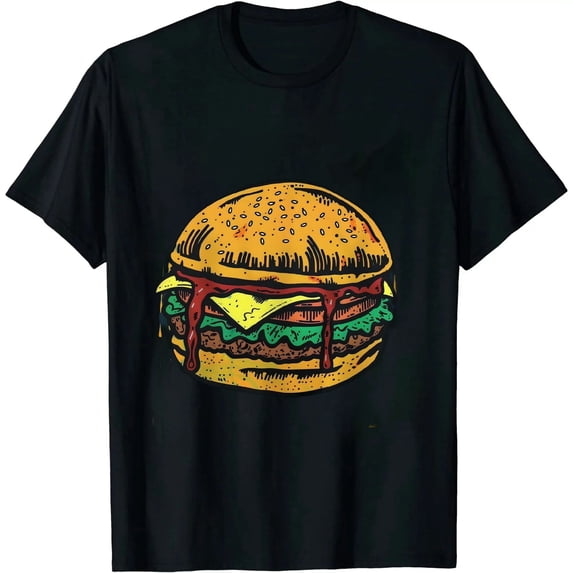 GOSMITH Burger Fast Food Hamburger Certified Burgerologist Snacks T-Shirt