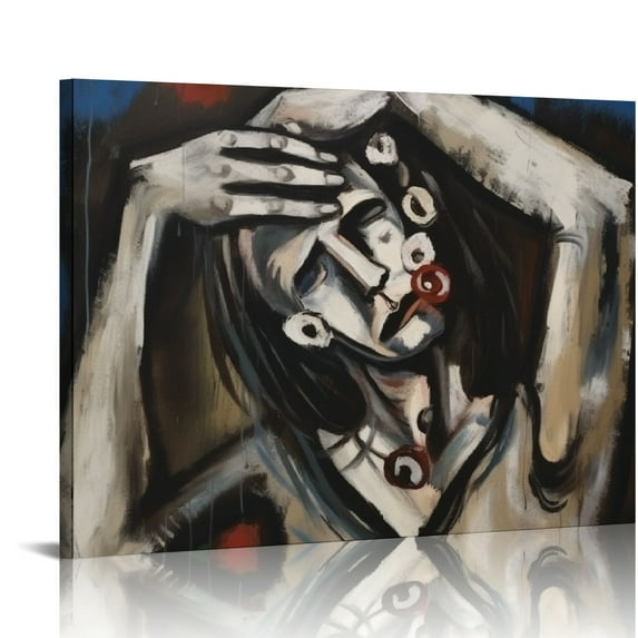 GOSMITH Candido Portinari Crying Woman Poster Decorative Painting Canvas Wall Art Living Rooms Bedroom Painting