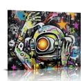 thumbnail image 1 of GOSMITH  Canvas Wall Art Modern Wall Decor Abstract Wall Art for Bedroom Bathroom Space Graffiti Wall Art Ready to Hang, 1 of 4
