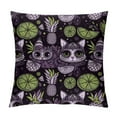 thumbnail image 1 of GOSMITH Cat Pineapples Palm Leaves Throw Pillow Covers Square Cushion Case Modern Home Decor Pillow Covers Decorative Pillowcase for Sofa Couch Bed Bedroom Living Room Pillow Cases, 1 of 5