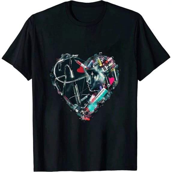GOSMITH Certified Medical Assistant Heart Nurse Doctor CMA T-Shirt