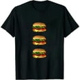 thumbnail image 1 of GOSMITH Check Out My Six Pack Hamburger Abs Cheeseburger Gag Gift T-Shirt, 1 of 3