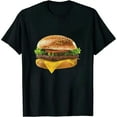 thumbnail image 1 of GOSMITH Cheeseburger Hamburger T Shirt, 1 of 3