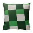 thumbnail image 1 of GOSMITH  Christmas Decorative Plaid Throw Pillow Covers Classic Checker Pillowcases Retro Cushion Cases for Sofa Outdoor Waterproof Patio Garden Green and White, 1 of 5