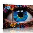 thumbnail image 1 of GOSMITH Colorful Eyes Canvas Painting, Eye Canvas Wall Art, Colorful Wall Decor, Woman Face Artwork, Ready to Hang, Abstract Eye Print on Canvas, watercolor eyes wall art, 1 of 4