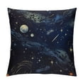 thumbnail image 1 of GOSMITH  Constellation Pillowcases Stars Moon Planet Space Galaxy Universe Throw Pillow Cover Case Decorative Cushion for Couch Bed, 1 of 5