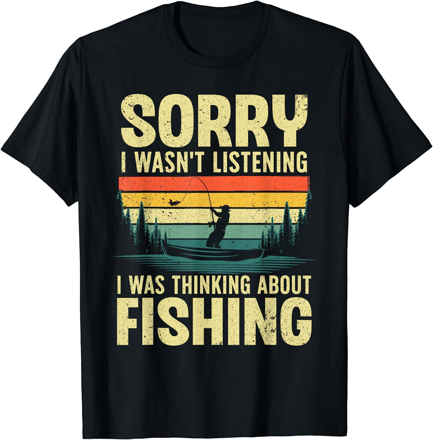 GOSMITH Cool Fishing T-Shirt for Men Women Fisherman Bass Trout Fish ...
