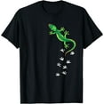 thumbnail image 1 of Leisuo Cool Lizard Art Men Women Herpetology Reptile Lizard Lover T-Shirt 148340-black, 1 of 3