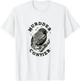thumbnail image 1 of GOSMITH Crows Attempted Murder Png T-Shirt Classic Fit Round Neck 100% Cotton white, 1 of 5