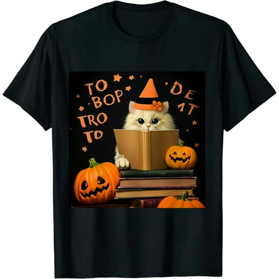 GOSMITH Cute Booooks Ghost T-Shirt