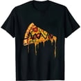 thumbnail image 1 of GOSMITH Cute Pizza Design For Men Women Heartbeat Pizza Lovers T-Shirt, 1 of 3