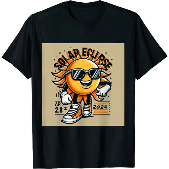 GOSMITH Dab Sun Solar Eclipse 2024 Totality April 8 T-Shirt