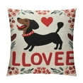 thumbnail image 1 of GOSMITH  Dag Home Paw Pet Throw Pillow Covers, A Good Dog Deserves A Good Bone Pillows Cushion Case for Sofa Couch, 1 of 5