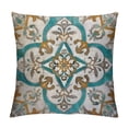 thumbnail image 1 of Leisuo Decorative Throw Pillow Cover Case for Bedroom Couch Sofa Home Decor Vintage with Square white, 1 of 5
