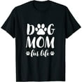 thumbnail image 1 of GOSMITH Dog Mom Fur Life Shirt Mothers Day Gift for Women Wife Dogs T-Shirt 94246-black, 1 of 3