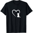 thumbnail image 1 of GOSMITH Dogs Heart Puppies Baby Dog Heart T-Shirt 99414-black, 1 of 3