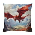 thumbnail image 1 of GOSMITH  Dragon Throw Pillow Covers Decorative Couch Pillow Cover Soft Cushion Cases for Sofa Bed Car, Mix and Match for Home Decor Pillowcases, 1 of 5