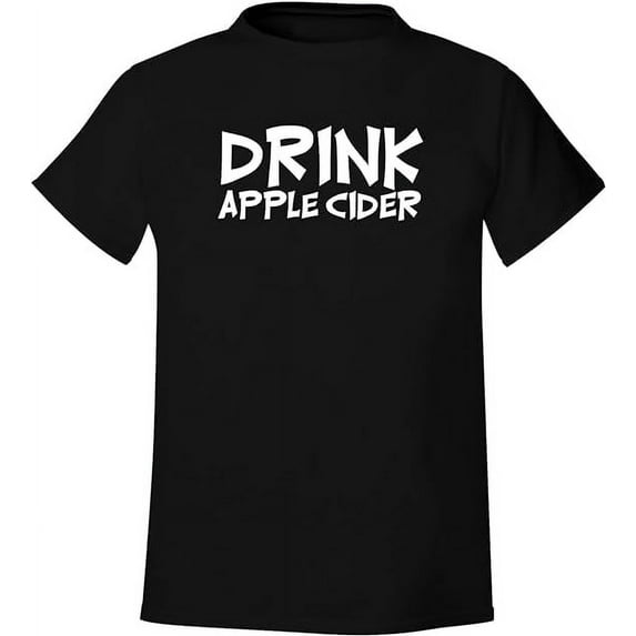 GOSMITH Drink Apple Cider Men's Soft & Comfortable T-Shirt black