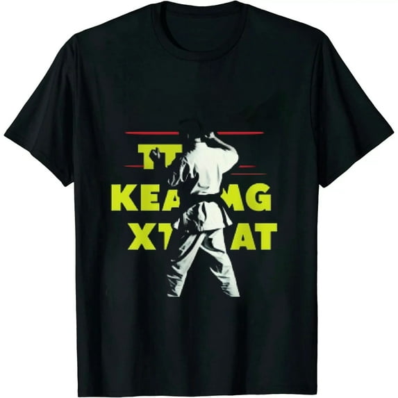 GOSMITH Eat Sleep Karate Repeat Gift T-Shirt black