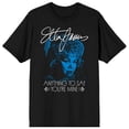 thumbnail image 1 of GOSMITH Etta James Blue Tone "Anything To Say You're Mine" Men's Black Tee - Small 3xl, 1 of 2