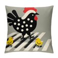 thumbnail image 1 of GOSMITH Farmhouse Chicken Home Sweet Home Throw Pillow Covers, Bless Our Home Seasonal Cushion Case Decoration for Sofa Couch, 1 of 5