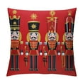 thumbnail image 1 of GOSMITH  Fashion Home Decor Pillowcase Red Xmas Nutcracker Square Throw Pillow Cover Cushion Case Print, 1 of 5