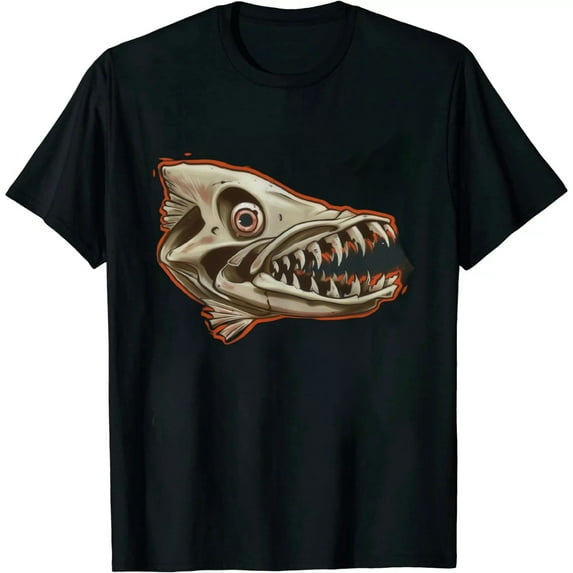 GOSMITH Fishing Rippin' Lips Fish Bones T Shirt
