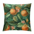 thumbnail image 1 of Leisuo Flowers and Fruits On Trees Print Throw Pillow Covers Corduroy Pillow Covers Soft Decorative Cushion Covers Breathable Pillowcases for Couch Bed Sofa Chair Living Room White, 1 of 5