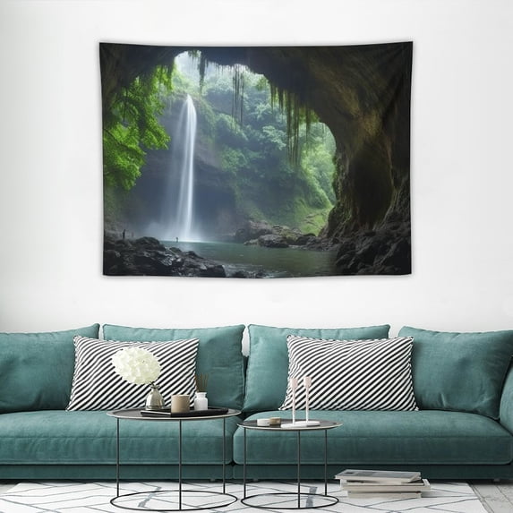 GOSMITH Forest Tapestry Home Decor Landscape Tapestry Living Room Bedroom Decoration Tapestry Magic Tapestry Curtain
