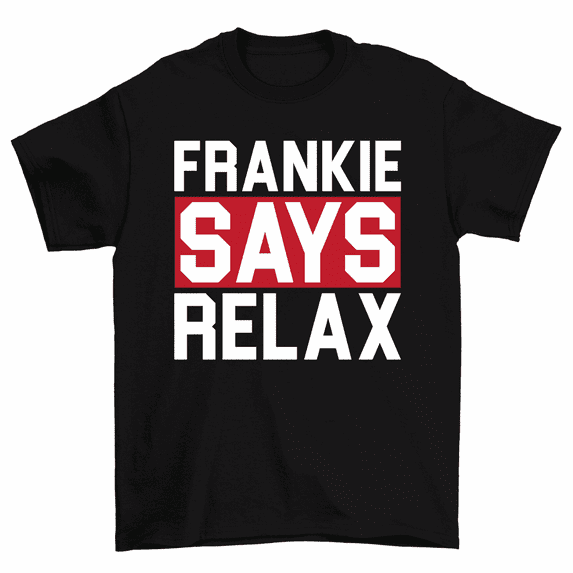 GOSMITH Frankie Says Relax T-Shirt Funny 90's Unisex Tee xl