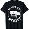 thumbnail image 1 of GOSMITH Funny BBQ Pit Reverse Flow Smoker Accessory Dad Grill Gift T-Shirt 150603-black, 1 of 4