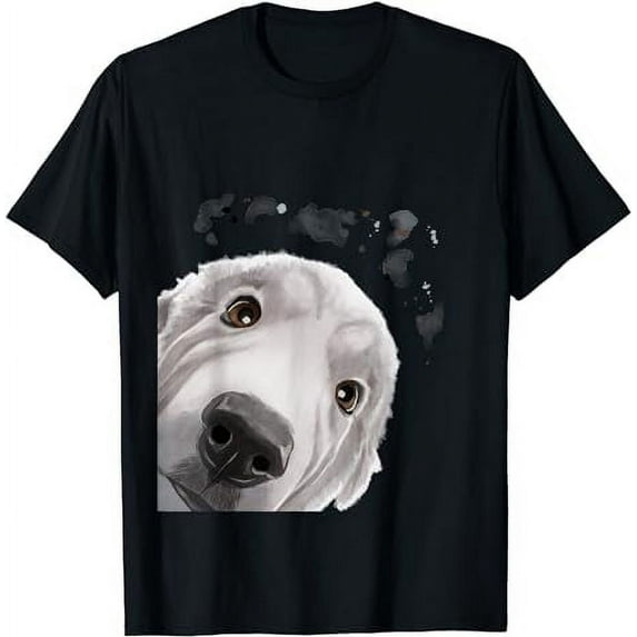GOSMITH Funny Dog Great Pyrenees T-Shirt Classic Fit Round Neck 100% Cotton black