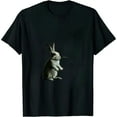 thumbnail image 1 of Leisuo Funny Rabbit hand shadow bunny figure pop art T-Shirt, 1 of 3