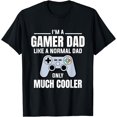 thumbnail image 1 of Leisuo Gamer Dad Dad - Video Game T-Shirt black, 1 of 3