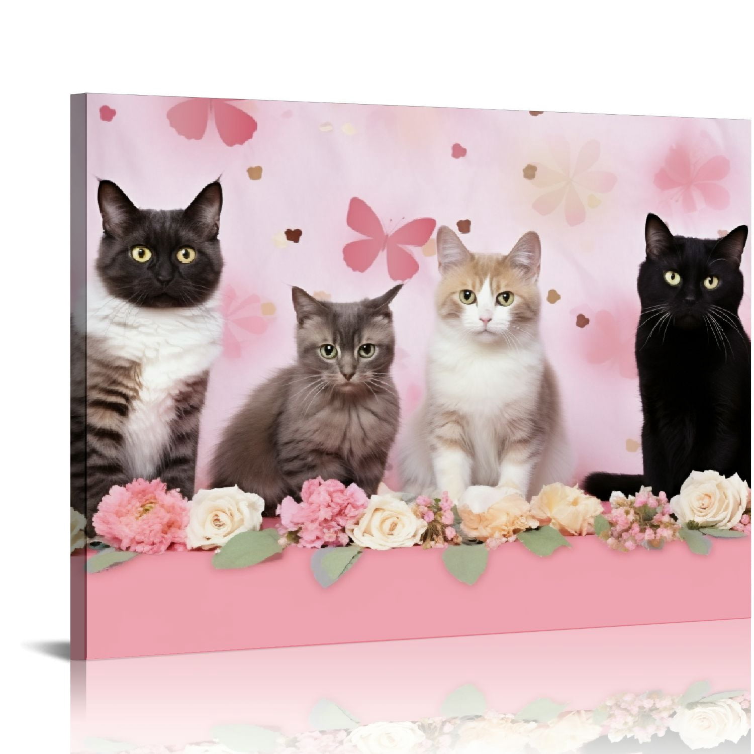 gosmith-god-says-you-are-decor-wall-art-cat-canvas-pictures-christian